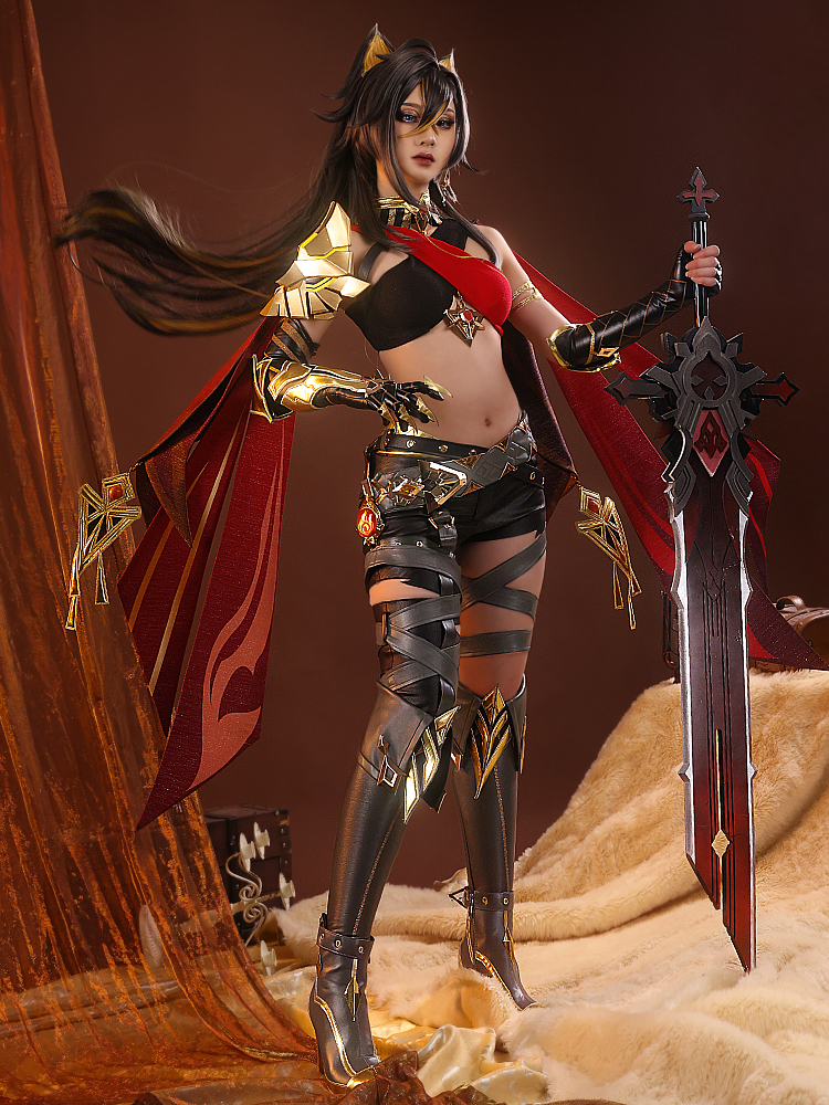 即発送可　原神　ディシア　ウィッグ、靴付き　三分妄想　コスプレ衣装 三分妄想 原神 ディシア コスプレ 衣装