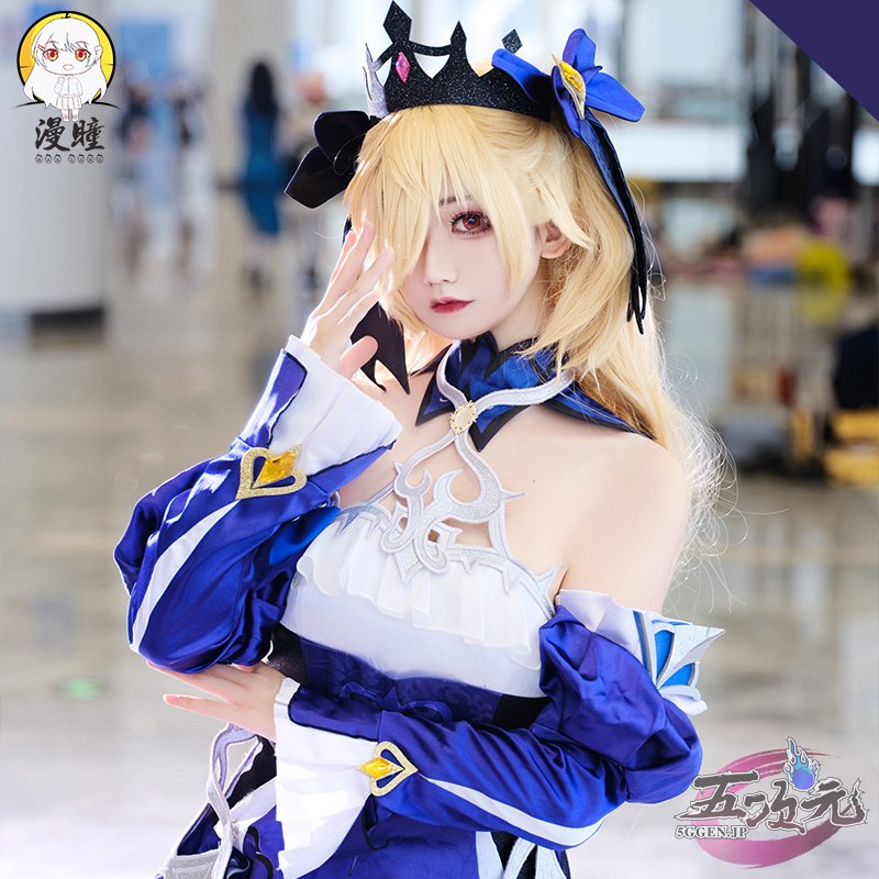五次元・漫瞳 原神 コスプレ フィッシュル 新コスチューム 極夜真夢 衣装