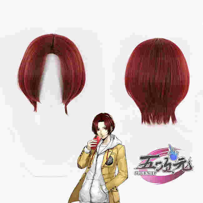 五次元 ペルソナ5X コスプレ 主人公 ウィッグ