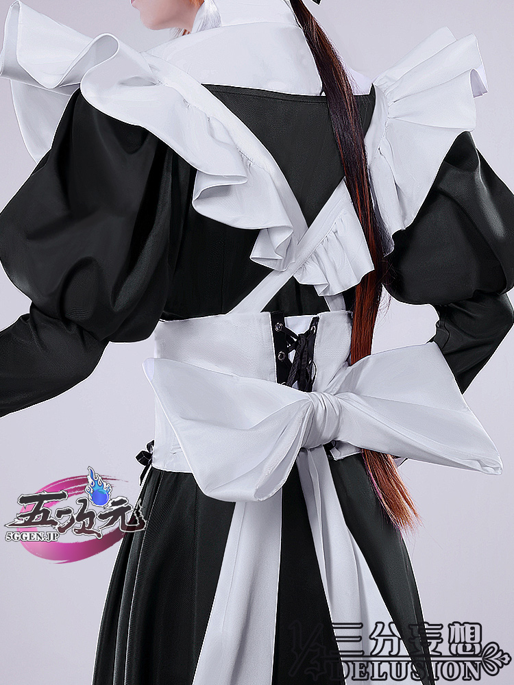 三分妄想 原神 コスプレ 鍾離 ショウリ メイド服 衣装