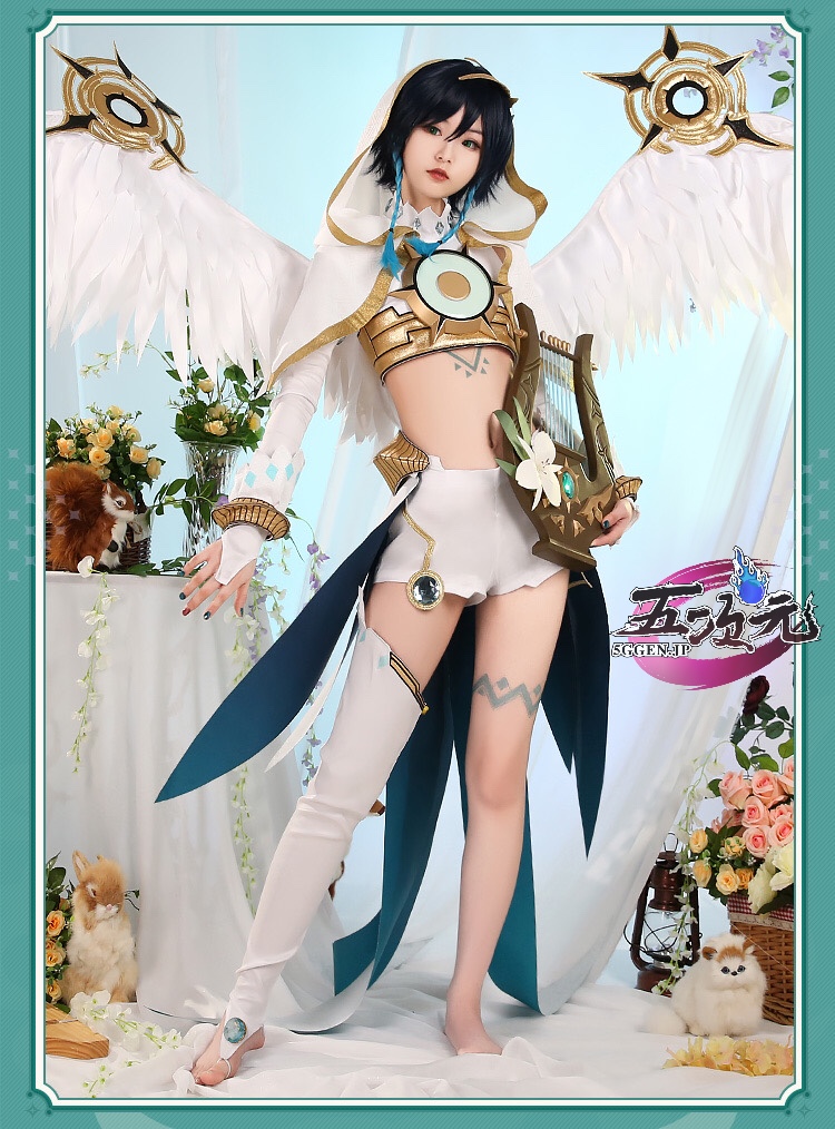 三分妄想 原神 コスプレ ウェンティ神ver 衣装