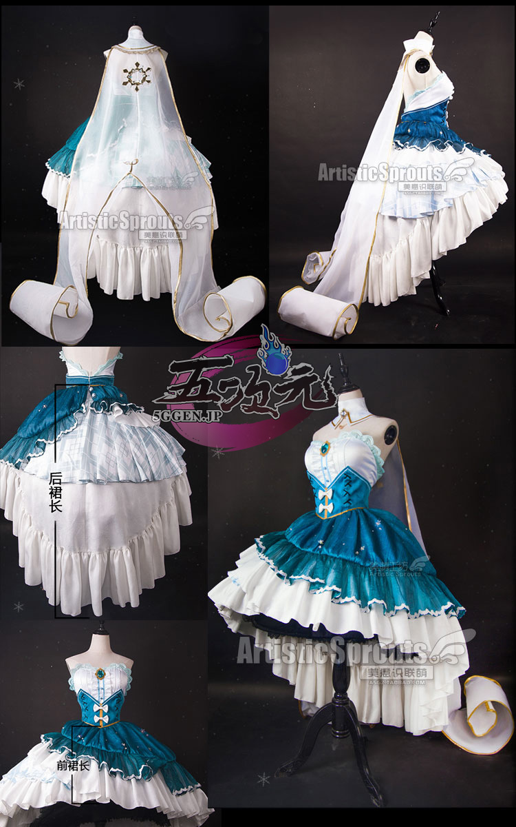 美萌 ボーカロイド ボカロ 初音ミク 雪ミク2019 コスプレ 衣装