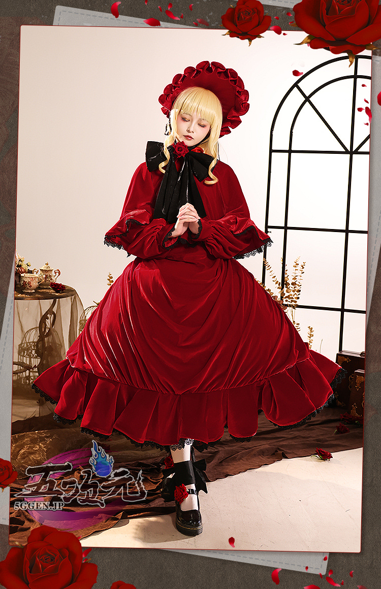 三分妄想 ローゼンメイデン コスプレ 真紅 しんく 衣装