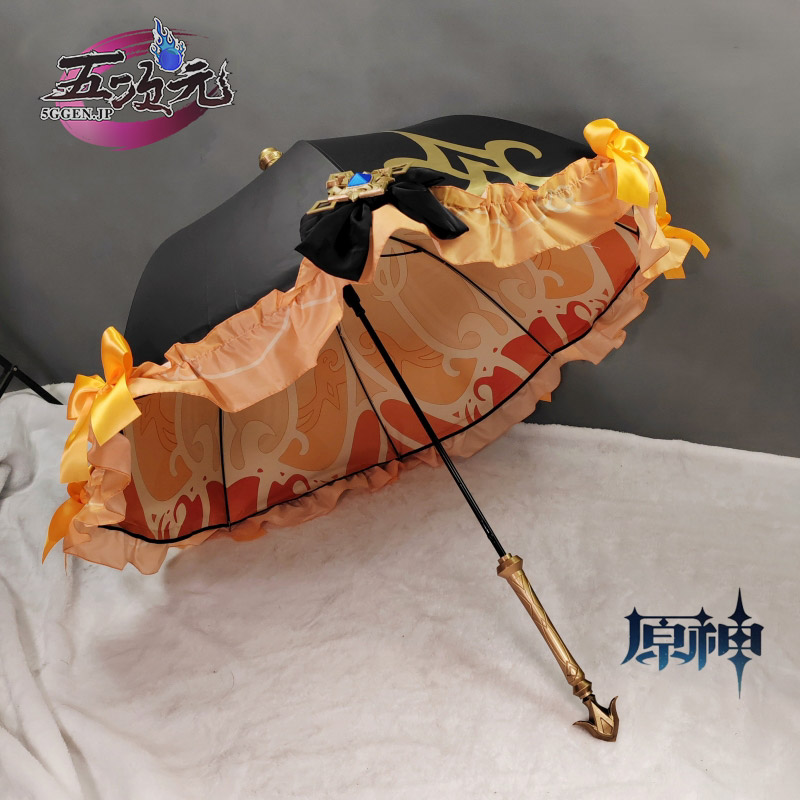 五次元製 原神ナヴィア 傘 コスプレ 五次元 原神 コスプレ ナヴィア 傘 道具