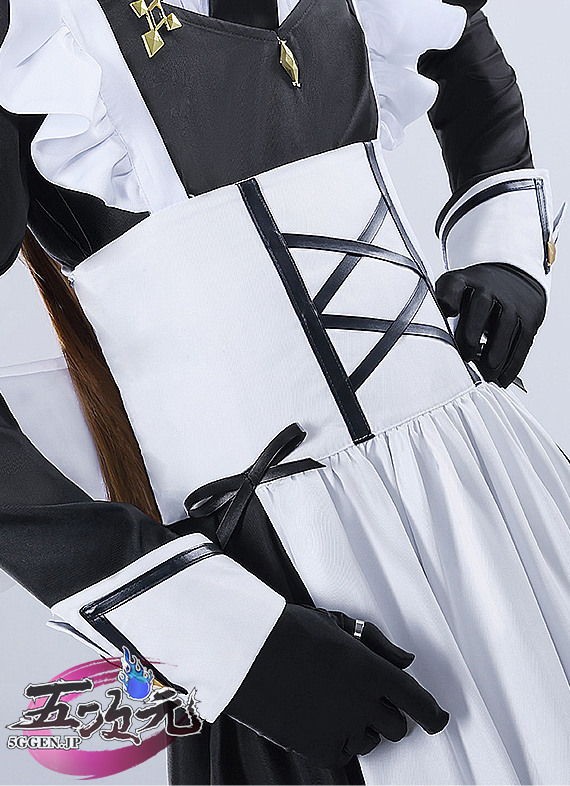 三分妄想 原神 コスプレ 鍾離 ショウリ メイド服 衣装