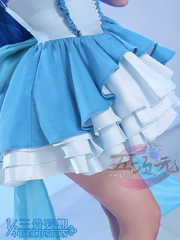 新品未使用 ぴちぴちピッチ 宝生波音 コスプレ 衣装 S 三分妄想 三分妄想 ぴちぴちピッチ 宝生 波音 コスプレ衣装 ウィッグ靴