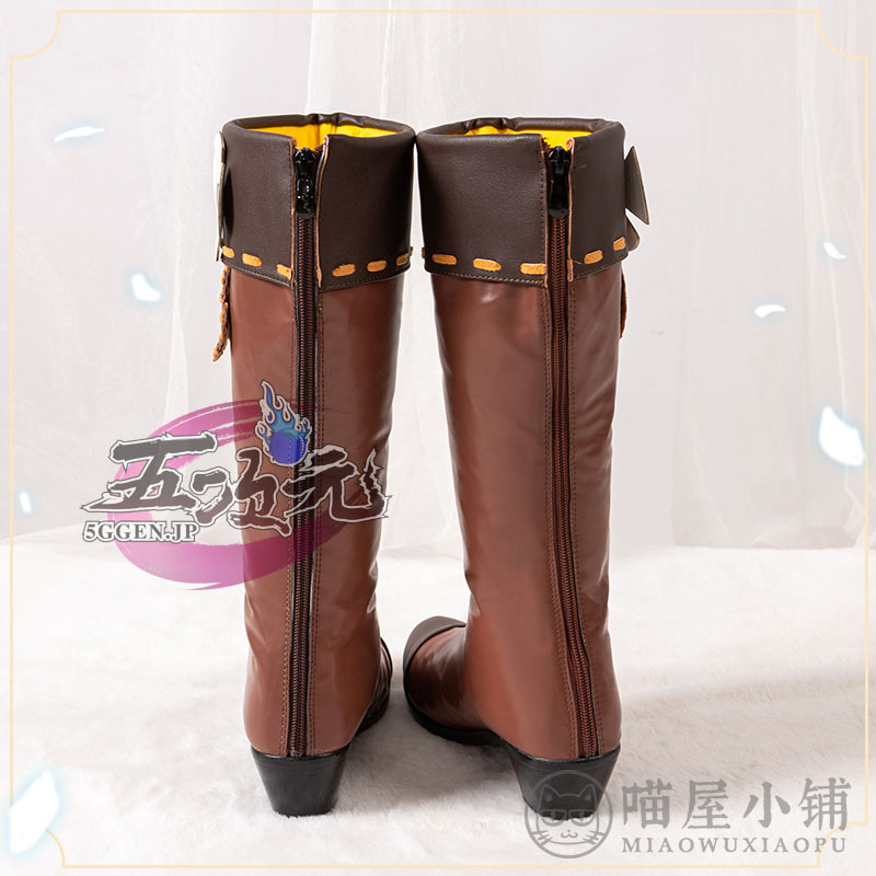 猫屋小舗 原神 コスプレ クレー 靴 ブーツ