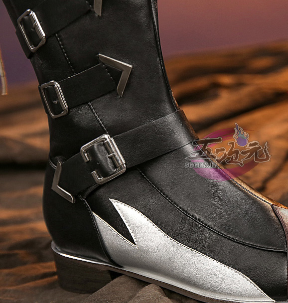 三分妄想 原神 コスプレ ディルック 殷紅終夜 靴 ブーツ