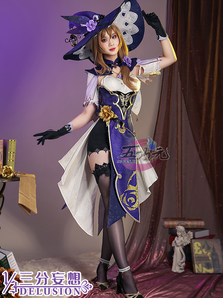 原神げんしん リサ 三分妄想製 コスプレ衣装 高級感フルセット 新品未開封 原神げんしん リサ 三分妄想製 コスプレ衣装 高級感フルセット