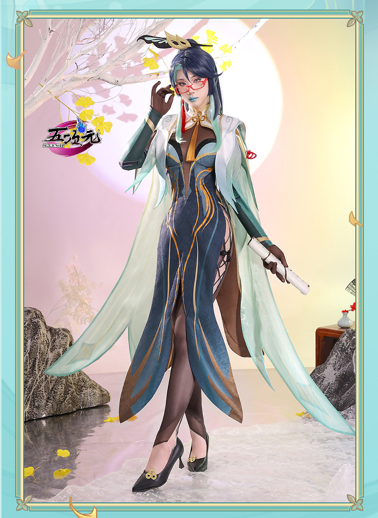 人気ランキング1位～（売れ筋商品） 留雲借風真君 閑雲 原神 コスプレ衣装 Mサイズ 三分妄想 コスプレ衣装