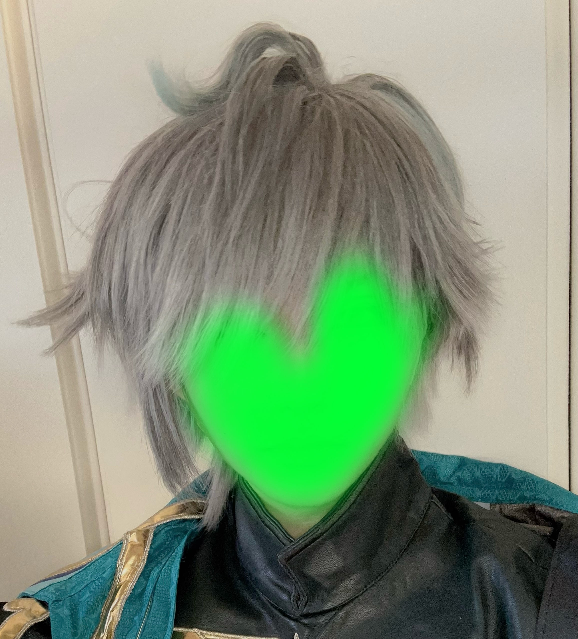 三分妄想 原神 アルハイゼン コスプレ ウィッグ 三分妄想 原神 アルハイゼン コスプレ ウィッグ