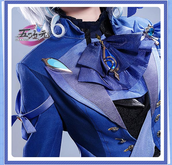 五次元 基萌 原神 コスプレ フリーナ・ウーシア 黒フリーナ 衣装