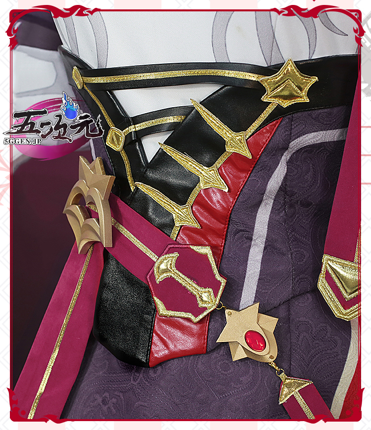 初獣猫製品　原神 cos ロサリア　 (Rosaria) コスプレ衣装 ドレス 服装※ウィッグ、靴追加可